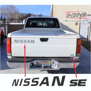 Calcas Sticker Calcomanías Nissan D21 Hardbody SE Batea