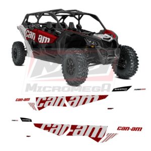 Calcas Sticker Calcomanías Can Am Maverick X3 Ds Turbo Rr 2025 4 Plazas