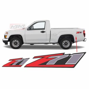 Calcas Sticker Calcomanías Chevrolet Colorado Y Canyon Z71 2004