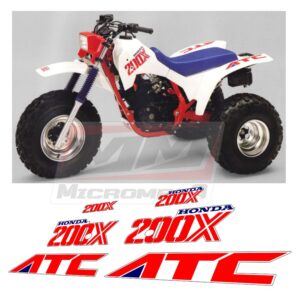 Calcas Sticker Calcomanías Honda Atc 250x 1987