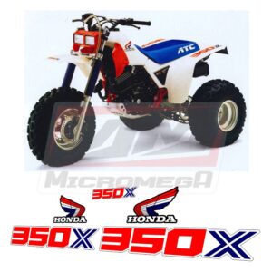 Calcas Sticker Calcomanías Honda Atc 350x 1986