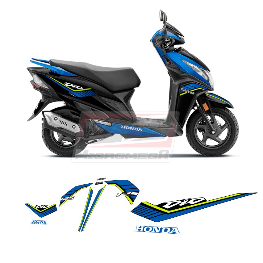Calcas Sticker Calcomanías Honda Dio 125 2025 - Imagen 3