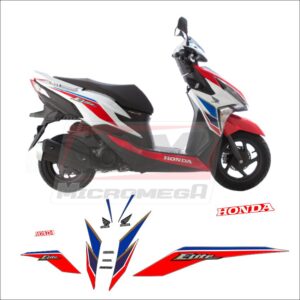 Calcas Sticker Calcomanías Honda Elite Fi 125 17-24