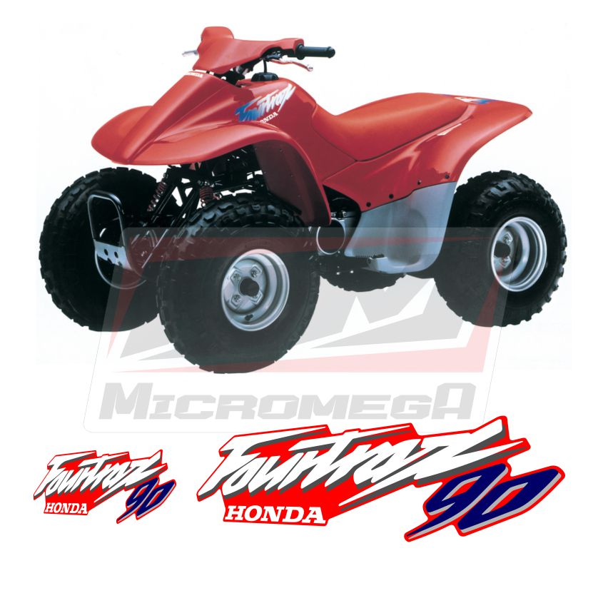 Calcas Sticker Calcomanías Honda Fourtrax 90 1995