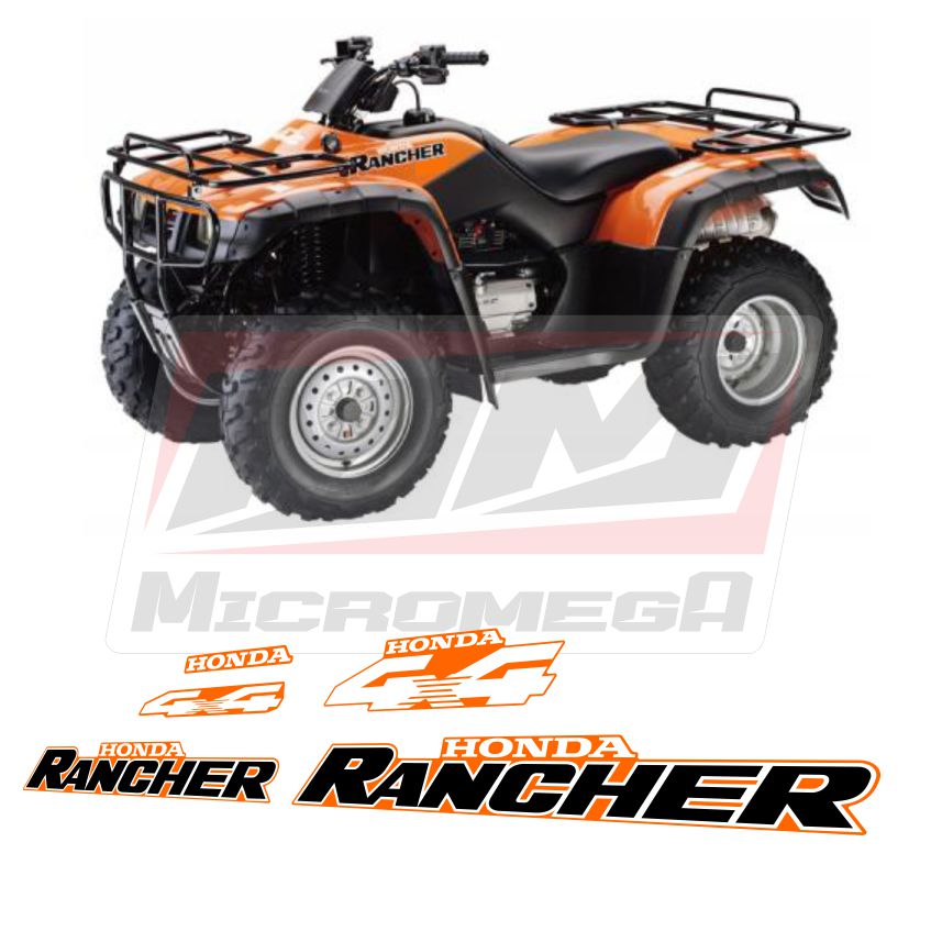 Calcas Sticker Calcomanías Honda Rancher 350 01-03 - Imagen 3