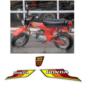Calcas Sticker Calcomanías Honda Trail 70 1980
