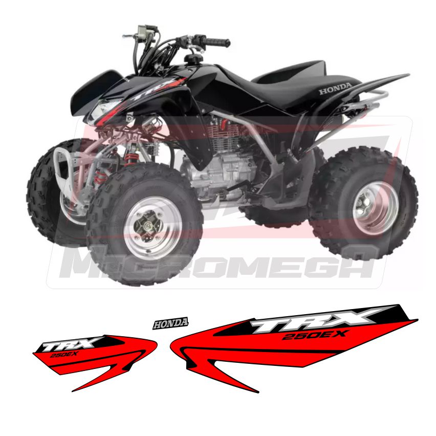 Calcas Sticker Calcomanías Honda Trx 250 Ex 2007 - Imagen 2