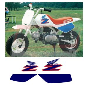 Calcas Sticker Calcomanías Honda Z 50 1991
