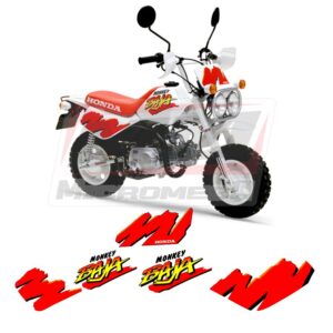 Calcas Sticker Calcomanías Honda Z 50R Monkey Baja 1991
