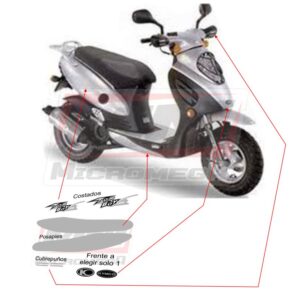 Calcas Sticker Calcomanías Kymco Top Boy 100