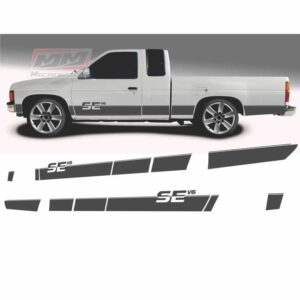 Calcas Sticker Calcomanías Nissan D21 Hardbody 1992 Se V6 King Cab