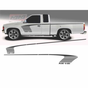 Calcas Sticker Calcomanías Nissan D21 Hardbody 1995 Xe V6 King Cab