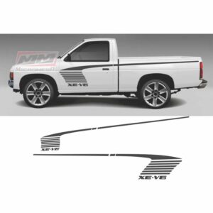 Calcas Sticker Calcomanías Nissan D21 Hardbody 1995 Xe V6 Sencilla