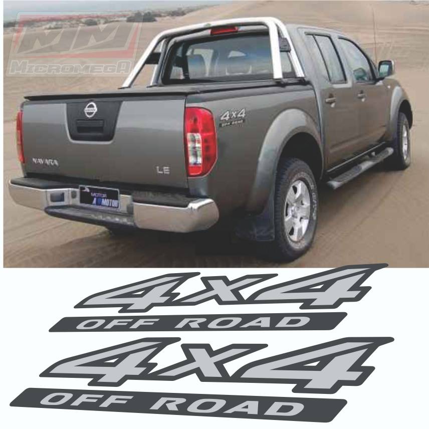 Calcas Sticker Calcomanías Nissan Frontier Off Road 4x4 10-15