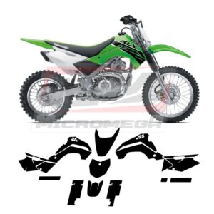 Plantilla Vectorizada Kawasaki Klx 140 08-17