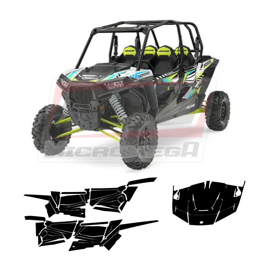Plantilla Vectorizada Polaris Rzr 1000 4 14-17