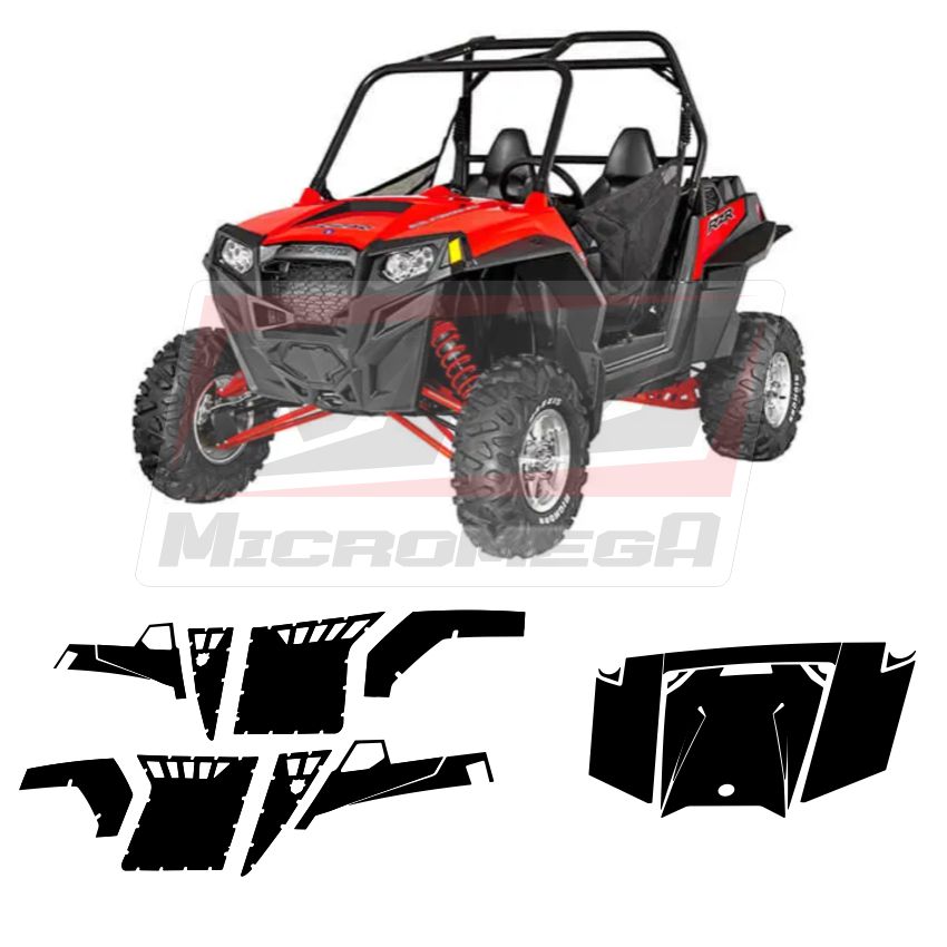Plantilla Vectorizada Polaris Rzr 900 11-14