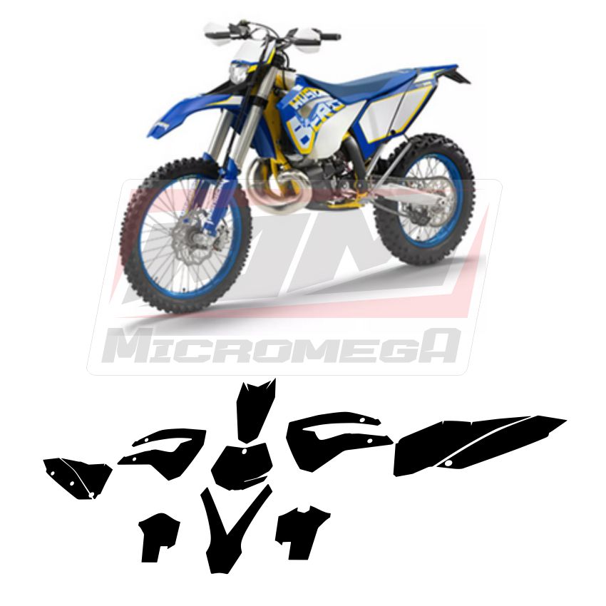 Plantilla Vectorizada Husaberg Te 300 09-12