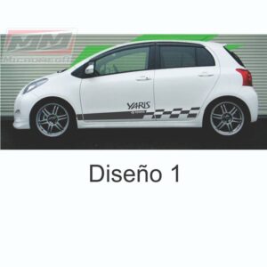 Calcas Sticker Calcomanías Toyota Yaris 04-09