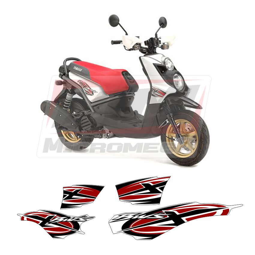 Calcas Sticker Calcomanías Yamaha Bws 125 2012 Motard